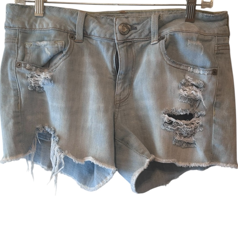 American Eagle Distressed Denim Shorts